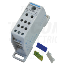 TRACON Fővezetéki leágazó sorkapocs, sínre szerelhető 1×35mm2 / 9×4mm2 villanyszerelés