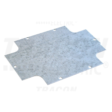 TRACON Galvanizált szerelőlap MD-dobozokhoz 172×127mm villanyszerelés