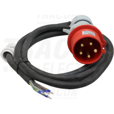 TRACON Gumikábel ipari csatlakozó dobozhozGT 5×4mm2, 5m, 32A, 5p villanyszerelés