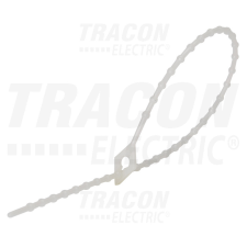 TRACON Gyöngyös nyitható kábelkötegelő 100×1,2mm, natúr villanyszerelés