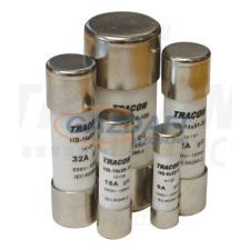 TRACON HB-10X38-20 Hengeres biztosító gG 20A,500V,100kA,10x38 villanyszerelés