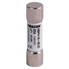 TRACON HBPV-10X38-25 Hengeres biztosító PV gPV, 25A,1000VDC,5kA,10x38 villanyszerelés