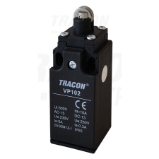 TRACON Helyzetkapcsoló, görgős 1×NO+1×NC, 6A/230V AC, IP65 villanyszerelés