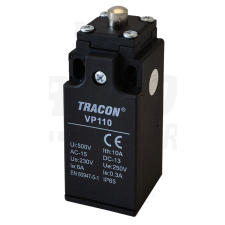 TRACON Helyzetkapcsoló, kúpos-ütközős 1×NO+1×NC, 6A/230V AC, IP65 villanyszerelés