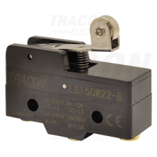 TRACON Helyzetkapcsoló, rugószáras-görgős1×CO, 2A/230V AC, 19mm, IP00 villanyszerelés