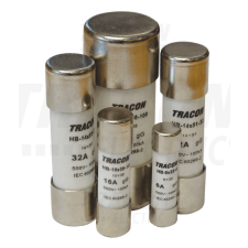 TRACON Hengeres biztosító gG 25A,500VAC,100kA,10x38 villanyszerelés