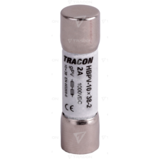 TRACON Hengeres biztosító PV  gPV, 4A,1000VDC,10kA,10x38 villanyszerelés