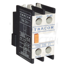 TRACON Homlokoldali segédérintkező TR1D/F és TR1E kontaktorokhoz230V, 50Hz, 2A, 2×NO villanyszerelés