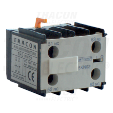 TRACON Homlokoldali segédérintkező TR1K segédkontaktorokhoz230V, 50Hz, 2A, 2×NC villanyszerelés