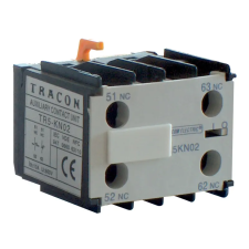 TRACON Homlokoldali segédérintkező TR1K segédkontaktorokhoz 230V, 50Hz, 2A, 1×NC+1×NO villanyszerelés