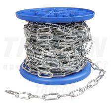 TRACON Hosszúszemű lánc, 4-es, horganyzott 4x16x40mm villanyszerelés