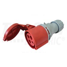 TRACON Ipari csatlakozóaljzat, fokozott védelemmel16A, 400V, 3P+E, 6h, IP67 villanyszerelés