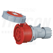 TRACON Ipari csatlakozóaljzat, fokozott védelemmel16A, 400V, 3P+N+E, 6h, IP67 villanyszerelés