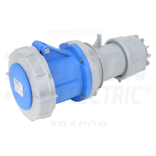 TRACON Ipari csatlakozóaljzat, fokozott védelemmel 63A, 250V, 2P+E, 6h, IP67 villanyszerelés