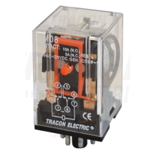 TRACON Ipari relé24V AC / 2×CO, (3A, 230V AC / 28V DC) villanyszerelés