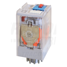 TRACON Ipari teljesítmény relé48V DC / 3×CO (10A, 230V AC / 28V DC) villanyszerelés