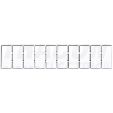 TRACON Jelölőlapka TSKA, TSKB sorozatkapocshoz, (10 modul), W=6mm TSKA4.. villanyszerelés