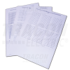 TRACON Jelölőmatrica J6 jelölőlapkához (1db A4-es ív)40×(41-42-43-44-45-46-47-48-49-50)