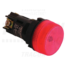 TRACON Jelzőlámpa, műanyag testű, sárga 0,4A/400V AC, d=22mm, IP42, NYGI230 villanyszerelés