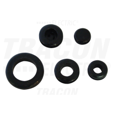 TRACON Kábelbevezető, nyitott, gumiB=11mm, C=7,8mm villanyszerelés