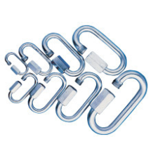 TRACON Karabiner, csavaros, acél d=6mm, 1700N villanyszerelés