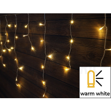 TRACON Karácsonyi LED jégcsap fényfüggöny 5+5m IP44 karácsonyfa izzósor