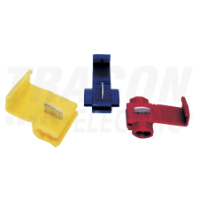 TRACON Késes leágaztató (PVC), ónozott elektrolitréz, piros0,5-1mm2, 50VDC, max. 10 A villanyszerelés