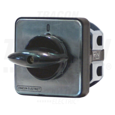 TRACON Kézikapcsoló, BE-KI400V, 50Hz, 20A, 2P, 5,5kW, 48×48mm, 90° villanyszerelés