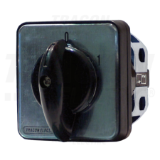 TRACON Kézikapcsoló, BE-KI400V, 50Hz, 25A, 2P, 7,5kW, 48×48mm, 60° villanyszerelés