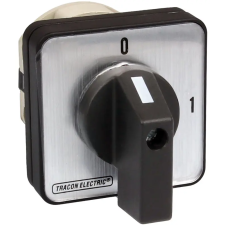 TRACON Kézikapcsoló, BE-KI 400V, 50Hz, 125A, 3P, 30kW, 88×88mm, 90° villanyszerelés