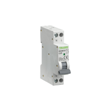 TRACON Kismegszakító, 1+N pólus, C karakterisztika  25A, C, 1P+N, 10kA villanyszerelés