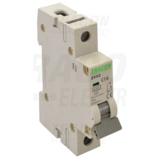 TRACON Kismegszakító, 1 pólus, B karakterisztika32A, B, 1P, 6kA villanyszerelés
