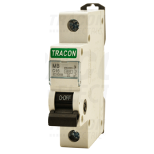 TRACON Kismegszakító, 1 pólus, C karakterisztika20A, 4,5 kA villanyszerelés