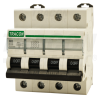 TRACON Kismegszakító, 4 pólus, C karakterisztika63A, 4,5 kA