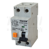 TRACON Kombinált védőkapcsoló, 2P, 2 modul, B karakterisztika 20A, 30 mA, 6kA, AC