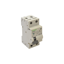 TRACON Kombinált védőkapcsoló, 2P, 2modul, C karakterisztika  C32A, 30 mA, 10kA, A villanyszerelés