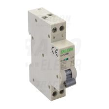 TRACON Kombinált védőkapcsoló, elektronikus, 2P, 1 modul, B10 villanyszerelés