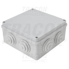 TRACON Kötődoboz, falon kívüli 150×150×70,IP54 villanyszerelés