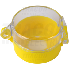 TRACON Lakatolható sapkaD=50mm/d=22mm; h=32mm; POLYCARBONATE villanyszerelés