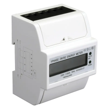 TRACON LCD kijelzésű egyfázisú áramváltós fogyasztásmérő 230V / 5 A Pd=1W villanyszerelés