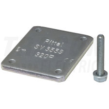 TRACON Leágazó modul, 34×10 mm-es lemezsínhez, 40mm-es sínre villanyszerelés