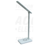 TRACON LED asztali lámpa,szab.fényerő,színhőm,vezetéknélk.töltő 100-240V, 50HZ, 7W, 550lm, 2700-5700K, EEI=G