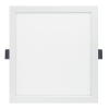 TRACON LED-DLNV-12NW Védett, beépíthető LED mélysugárzó, négyzetes, fehér 220-240 VAC, 12 W, 4000 K, 1160 lm, IP44, EEI=F