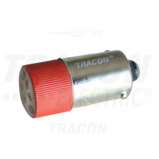 TRACON LED-es jelzőizzó, piros 230V villanyszerelés