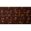 TRACON LED karácsonyi ablakdísz,csillag,elemes  Timer 6+18h, 40LED, 3000K, 3xAA