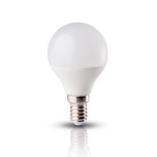 TRACON LED lámpa E14 (7W/250°) Gömb meleg fehér világítás