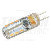 TRACON LED lényforrás, szilikon házas, SMD, 1,5W, 100lm, 400K, G4, 12V AC/DC