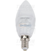 TRACON LGYS8NW Gyertya búrájú LED fényforrásSAMSUNG chippel 230V,50Hz,8W,4000K,E14,600lm,180°,C37,SAMSUNG chip,EEI=A+