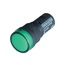 TRACON LJL16-GC LED-es jelzőlámpa, zöld 24V AC/DC, d=16mm világítás