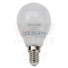 TRACON LMGS458NW Gömb burájú LED fényforrás SAMSUNG chippel 230V,50Hz,8W,4000 K,E14,600lm,180°,G45,SAMSUNG chip,EEI=A+